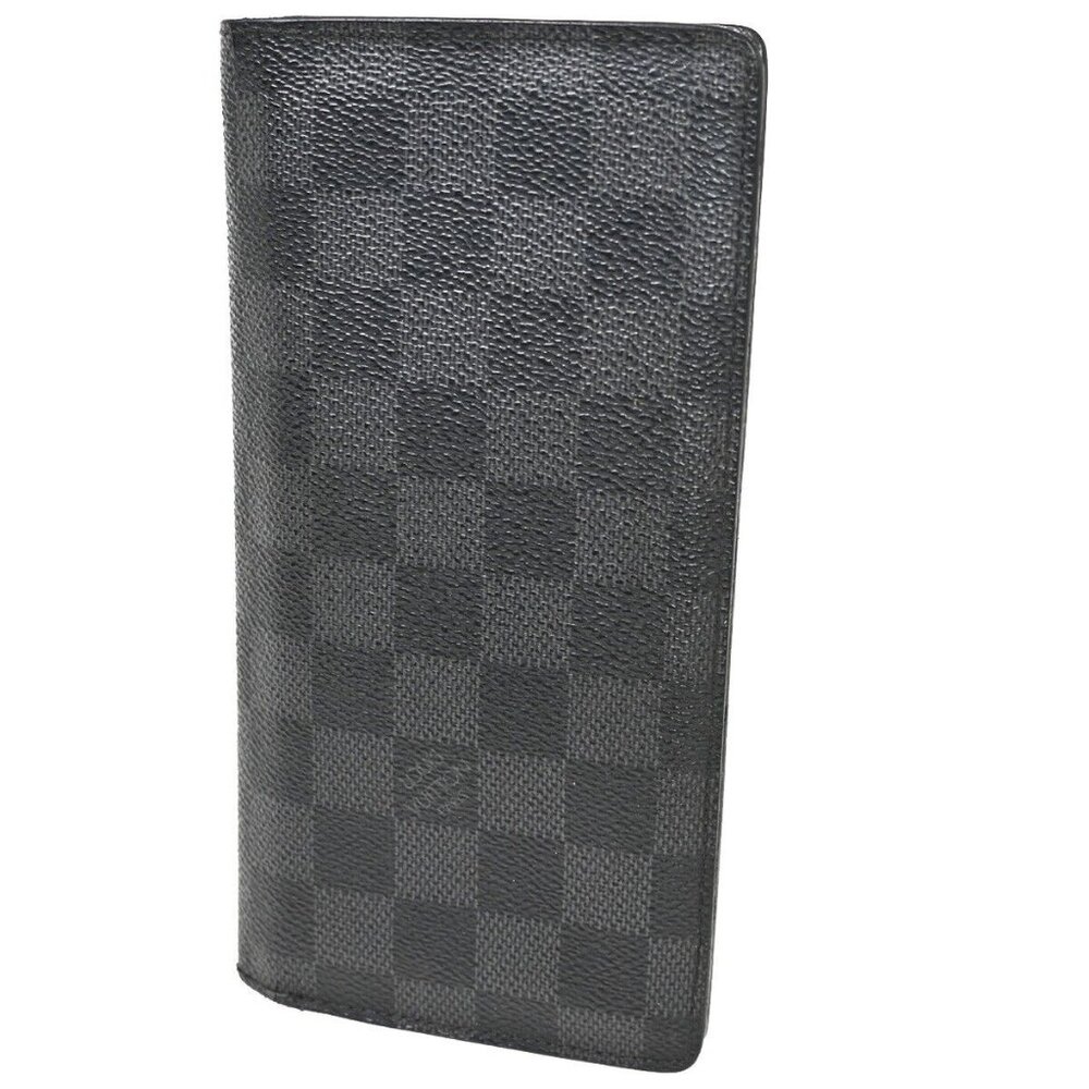LOUIS VUITTON Portefeuille Brazza Bifold Wallet Damier Graphite